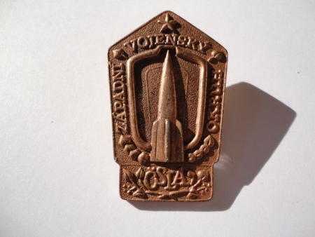 Odznak ČSLA západní vojenský okruh - bronz